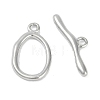 Brass Toggle Clasps KK-K391-09P-2