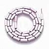 Electroplated Non-magnetic Synthetic Hematite Beads Strands G-S365-006-3