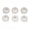 Non-Tarnish 304 Stainless Steel Stud Earring Findings X-STAS-S079-34B-3