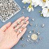 Tibetan Style Alloy European Beads TIBEB-FH0001-19AS-LF-3