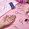 10Pcs Iron Split Key Rings FIND-SC0023-65-3