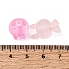 Frosted Transparent Acrylic Beads FACR-C001-01H-3