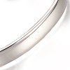 Tarnish Resistant 304 Stainless Steel Cuff Bangles LS-STAS-I110-10-8mm-P-3