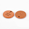 Spray Painted Alloy Charms for Valentine's Day PALLOY-Q433-027F-RS-2