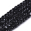 Natural Black Spinel Beads Strands LS-G-S362-001-1