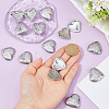 12Pcs Stainless Steel Locket Pendants STAS-DC0017-43-3