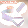 5 Rolls Flat Rainbow Color Organza Ribbon OCOR-CY0003-29B-6