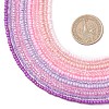 3MM Gradient Color Glass Seed Beaded Choker Necklaces for Women NJEW-JN05877-3