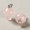 Natural Rose Quartz Pendants GG-CBAA0EE-05P-26-2