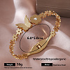 304 Stainless Steel Crystal Rhinestone Hinged Cuff Bangles for Women RK5153-1-1
