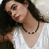 Natural Freshwater Pearl and Natural Indian Agate Rondelle Beaded Necklaces with 304 Stainless Steel End Chains PJ7796-8