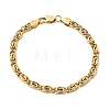 304 Stainless Steel Swirl  Link Bracelets for Women BJEW-K240-11G-4