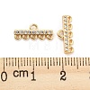 Brass Micro Cubic Zirconia Chandelier Components Links X-KK-Q789-47G-3
