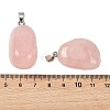 Natural & Synthetic Mixed Stone Tumbled Stone Pendants GG-K002-06-4