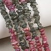 Natural Multicolor Tourmaline Chip Bead Strands G-M298-15A-1