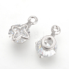 Alloy Cubic Zirconia Charms X-ZIRC-S056-20-1