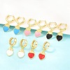 Valentine's Day Brass Hoop Earrings EJEW-Z164-11G-1