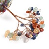 Natural Mixed Stone Chips Tree of Life Decorations DJEW-B013-01E-2