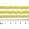 Electroplate Opaque Glass Beads Strands LS-EGLA-A035-P4mm-A04-4