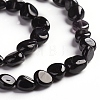 Natural Black Tourmaline Beads Strands X-G-D0002-B39-3
