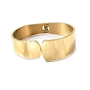 304 Stainless Steel Hinged Bangles BJEW-D408-13G-2