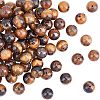 Grade AB Natural Tiger Eye Round Beads Strands G-OC0001-78B-1