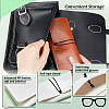   3Pcs 3 Colors Portable PU Leather Glasses Cases AJEW-PH0004-70-4