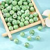 Glazed Porcelain Round Beads PORC-S489-8mm-09-5