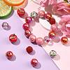 DIY Acrylic and Pave Disco Ball Beads Findings Kits DIY-FS0010-56A-5
