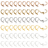 60Pcs 6 Colors Brass Leverback Earring Findings KK-LP0001-24-1