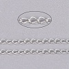 Brass Twisted Chains X-CHC-Q001-5x4mm-S-1