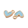 Alloy Enamel Charms FIND-G055-20G-03-3