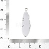 304 Stainless Steel Pendants SA-CBA038A-02P-3