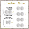 6Pcs 6 Style Sports Ball Cabochon DIY Silicone Molds DIY-TA0005-68-11