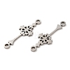 Non-Tarnish 201 Stainless Steel Connector Charms STAS-Q245-20P-2