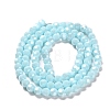 Electroplate Opaque Glass Beads Strands EGLA-A035-P6mm-A10-2