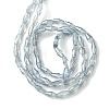 Transparent Electroplate Glass Beads X1-GLAA-K064-05A-PL03-2