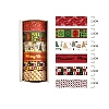 6 Rolls Christmas Paper Decorative Paper Tapes Set STIC-H002-09C-1