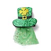 Saint Patrick's Day Sequins Felt Alligator Hair Clips PHAR-K004-01D-1