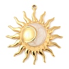 304 Stainless Steel Pendants STAS-F319-08G-02-1