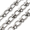 304 Stainless Steel Oval Link Chains CHS-Z007-06P-1