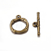 Alloy Toggle Clasps LS-PALLOY-EA9143Y-AB-RS-1