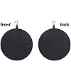 Flat Round Felt Wall Mounted Badge Brooch Organizer Display Boards PW-WG6EADD-03-1