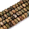 Natural Verdite Stone Beads Strands G-N367-02A-11-2