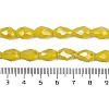 Opaque Solid Color Electroplate Glass Beads Strands EGLA-N013-P4mm-B06-4