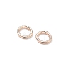 Brass Closed Jump Rings KK-CBA4112-10RG-2