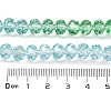 Transparent Painted Glass Beads Strands LS-DGLA-A034-T6mm-A16-3