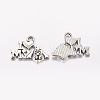 Tibetan Style Alloy Puppy Pendants LS-TIBEP-0399-S-FF-3