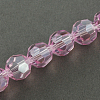 Electroplate Glass Bead Strands EGLA-R015-8mm-9-2