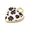 Printed Brass Pendants KK-K274-08G-15-2